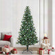 Vidaxx sapin de Noël artificiel illuminé vert 240 cm PVC et métal