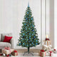 Vidaxx sapin de Noël artificiel illuminé vert 240 cm PVC et métal