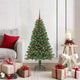 Vidaxx sapin de Noël artificiel vert 120 cm PVC et acier et plastique