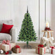 Vidaxx sapin de Noël artificiel vert 120 cm PVC et acier et plastique