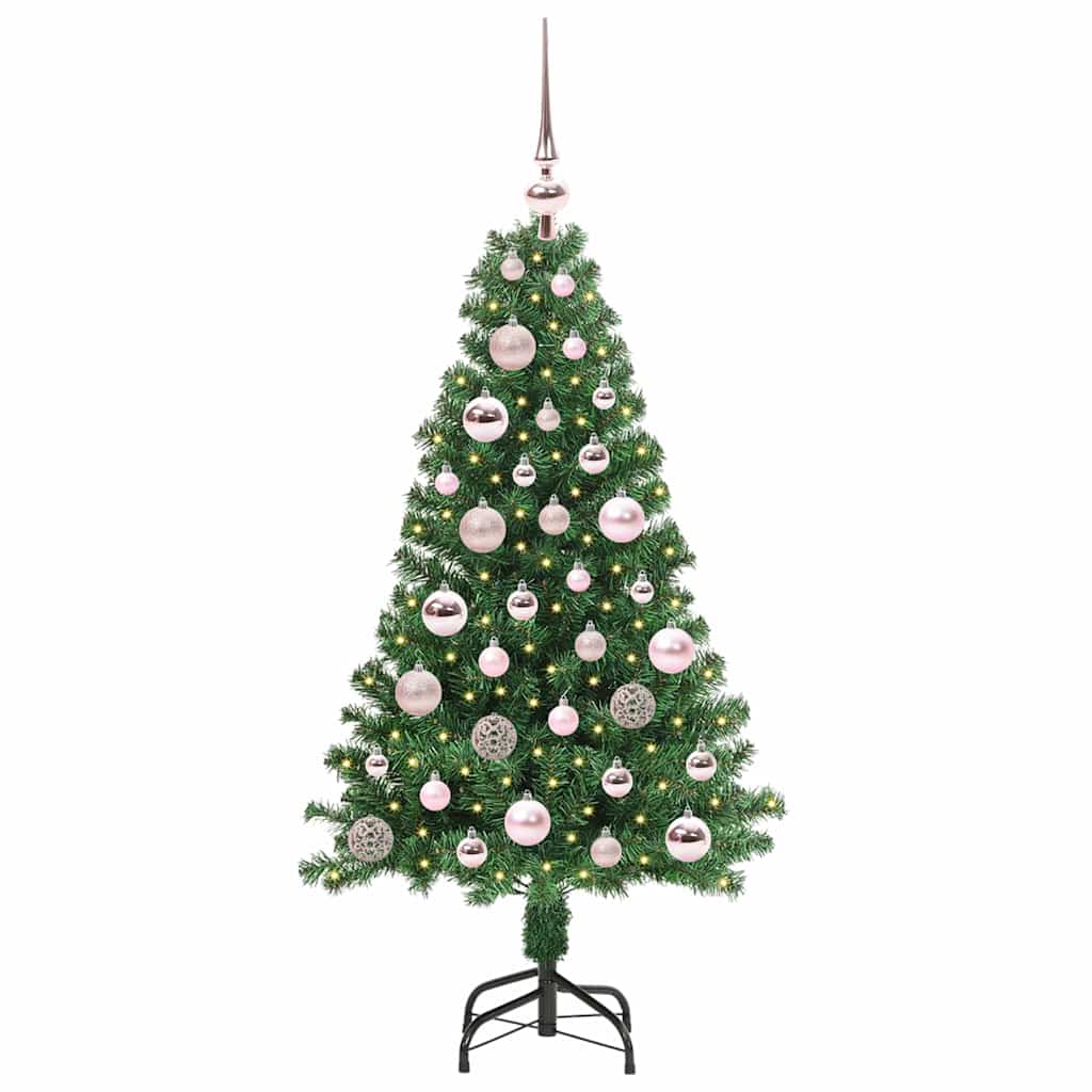 Vidaxx sapin de Noël artificiel vert 120 cm PVC et acier et plastique