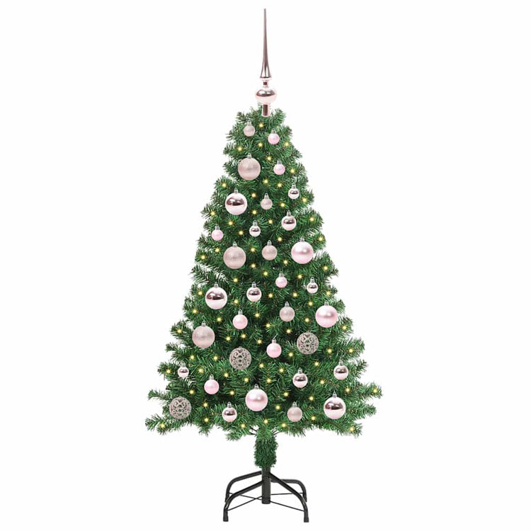 Vidaxx sapin de Noël artificiel vert 120 cm PVC et acier et plastique