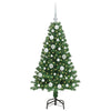 Vidaxx sapin de Noël artificiel vert 120 cm PVC et acier et plastique