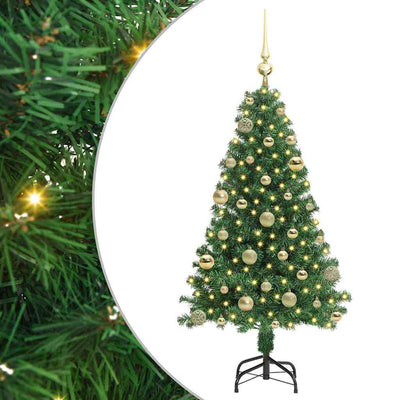Vidaxx sapin de Noël artificiel vert 120 cm PVC et acier et plastique