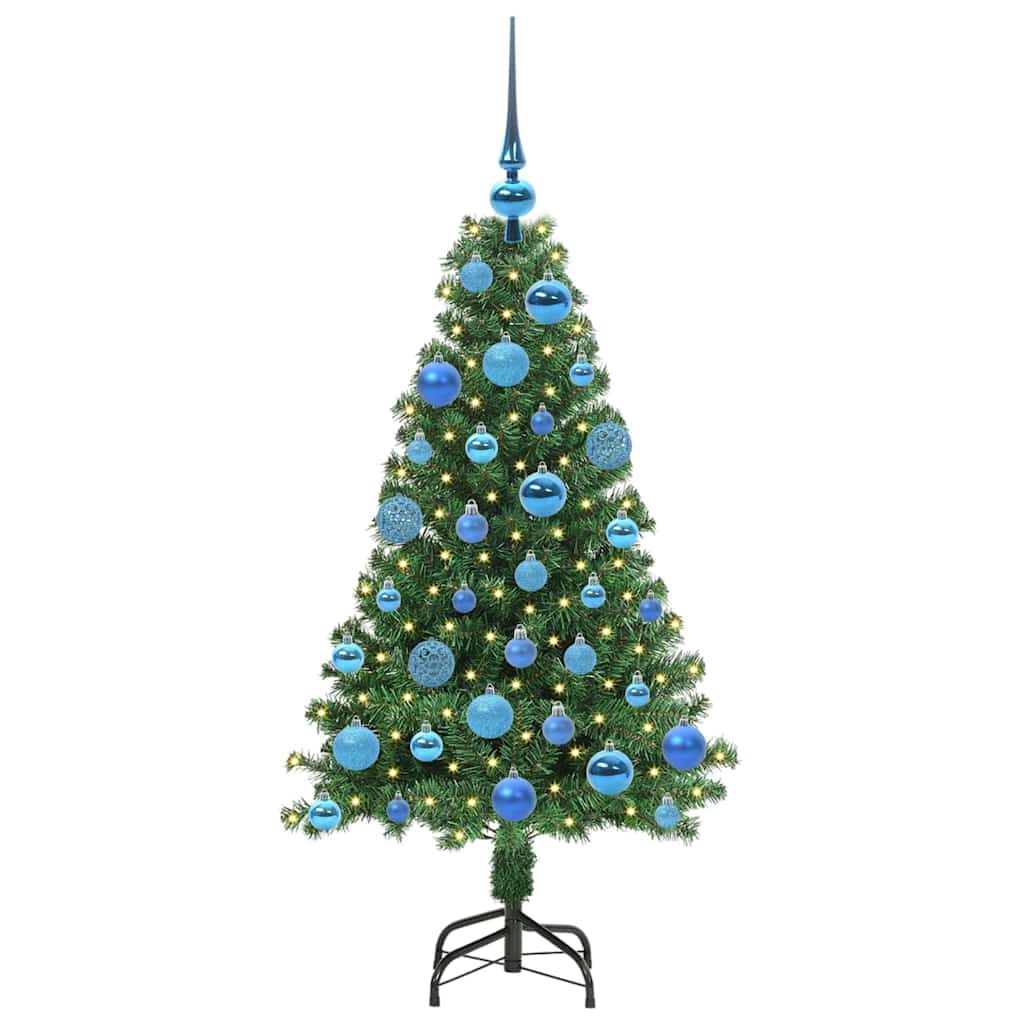 Vidaxx sapin de Noël artificiel vert 120 cm PVC et acier et plastique