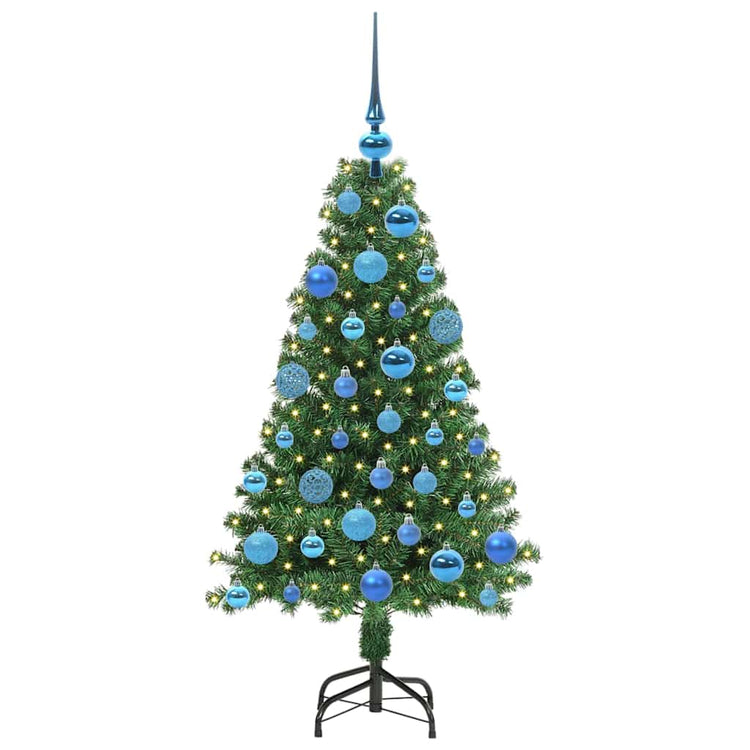 Vidaxx sapin de Noël artificiel vert 120 cm PVC et acier et plastique