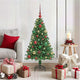 Vidaxx sapin de Noël artificiel vert 120 cm PVC et acier et plastique
