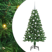 Vidaxx sapin de Noël artificiel vert 150 cm PVC et acier et plastique - afbeelding 2