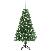 Vidaxx sapin de Noël artificiel vert 150 cm PVC et acier et plastique - afbeelding 3