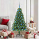 Vidaxx sapin de Noël artificiel vert 150 cm PVC et acier et plastique
