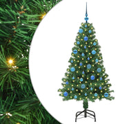 Vidaxx sapin de Noël artificiel vert 150 cm PVC et acier et plastique - afbeelding 2
