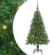 Vidaxx sapin de Noël artificiel vert 150 cm PVC et acier et plastique - afbeelding 2