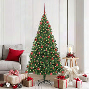 Vidaxx sapin de Noël artificiel vert 180 cm PVC et acier et plastique - afbeelding 1