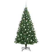 Vidaxx sapin de Noël artificiel vert 180 cm PVC et acier et plastique - afbeelding 3