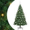 Vidaxx sapin de Noël artificiel vert 180 cm PVC et acier et plastique