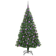 Vidaxx sapin de Noël artificiel vert 180 cm PVC et acier et plastique - afbeelding 3