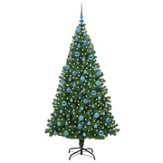 Vidaxx sapin de Noël artificiel vert 180 cm PVC et acier et plastique - afbeelding 3