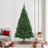 Vidaxx sapin de Noël artificiel vert 210 cm PVC et acier et plastique