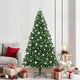 Vidaxx sapin de Noël artificiel vert 210 cm PVC et acier et plastique