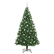 Vidaxx sapin de Noël artificiel vert 210 cm PVC et acier et plastique - afbeelding 3