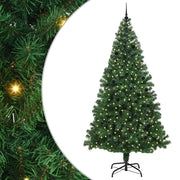 Vidaxx sapin de Noël artificiel vert 240 cm PVC et acier et plastique - afbeelding 2