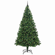 Vidaxx sapin de Noël artificiel vert 240 cm PVC et acier et plastique - afbeelding 3