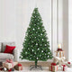 Vidaxx sapin de Noël artificiel vert 240 cm PVC et acier et plastique