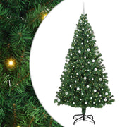 Vidaxx sapin de Noël artificiel vert 240 cm PVC et acier et plastique - afbeelding 2