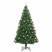 Vidaxx sapin de Noël artificiel vert 240 cm PVC et acier et plastique - afbeelding 3