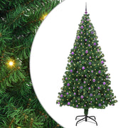 Vidaxx sapin de Noël artificiel vert 240 cm PVC et acier et plastique - afbeelding 2
