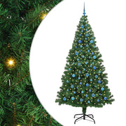 Vidaxx sapin de Noël artificiel vert 240 cm PVC et acier et plastique - afbeelding 2