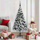 Vidaxx sapin de Noël artificiel avec 150 LED blanc 150 cm PVC et acier et plastique