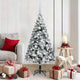 Vidaxx sapin de Noël artificiel avec 150 LED blanc 150 cm PVC et acier et plastique