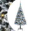 Vidaxx sapin de Noël artificiel avec 150 LED blanc 150 cm PVC et acier et plastique