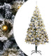 Vidaxx sapin de Noël artificiel avec 300 LED blanc 180 cm PVC et acier et plastique