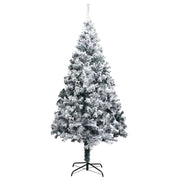Vidaxx sapin de Noël artificiel avec 300 LED blanc 180 cm PVC et acier et plastique - afbeelding 3