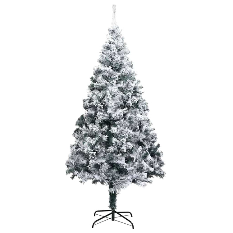 Vidaxx sapin de Noël artificiel avec 300 LED blanc 180 cm PVC et acier et plastique