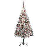 Vidaxx sapin de Noël artificiel avec 300 LED blanc 180 cm PVC et acier et plastique - afbeelding 3