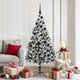 Vidaxx sapin de Noël artificiel avec 300 LED blanc 180 cm PVC et acier et plastique