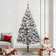 Vidaxx sapin de Noël artificiel avec 300 LED blanc 240 cm PVC et acier et plastique