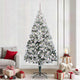 Vidaxx sapin de Noël artificiel avec 300 LED blanc 240 cm PVC et acier et plastique