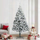 Vidaxx sapin de Noël artificiel avec 300 LED blanc 240 cm PVC et acier et plastique