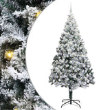 Vidaxx sapin de Noël artificiel avec 300 LED blanc 240 cm PVC et acier et plastique - afbeelding 2