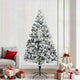 Vidaxx sapin de Noël artificiel avec 300 LED blanc 240 cm PVC et acier et plastique