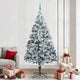 Vidaxx sapin de Noël artificiel avec 300 LED blanc 240 cm PVC et acier et plastique