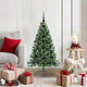 Vidaxx sapin de Noël artificiel illuminé avec 150 LED vert 120 cm PVC