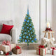 Vidaxx sapin de Noël artificiel illuminé avec 150 LED vert 120 cm PVC