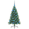 Vidaxx sapin de Noël artificiel illuminé avec 150 LED vert 120 cm PVC