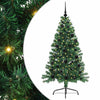 Vidaxx sapin de Noël artificiel illuminé avec 150 LED vert 150 cm PVC