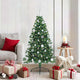 Vidaxx sapin de Noël artificiel illuminé avec 150 LED vert 150 cm PVC
